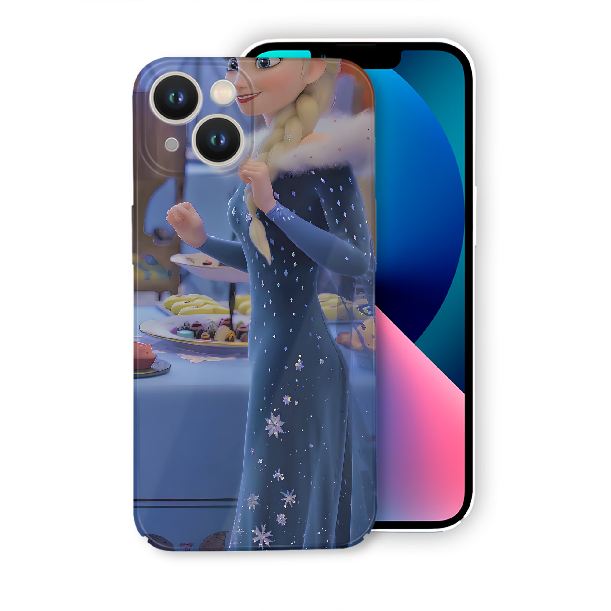 （画像用） アナと雪の女王 アンナ エルサ Frozen Anna Elsa 【iPhone 14シリーズ対応】ハードケース